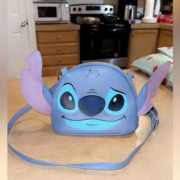 Disney Stitch Blue Crossbody Bag - Picture 2 of 5
